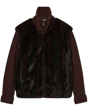MC2 Saint Barth Faux Fur & Shearling Jackets - Noir