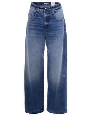 ICON DENIM Wide Jeans - Azul