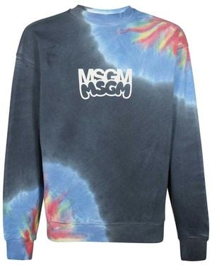 MSGM Sweatshirts - Azul
