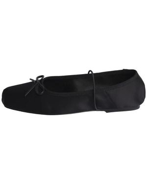 STUDIO AMELIA Schoenen ,Zwart ,Satijn Mignon Ballerina Plat