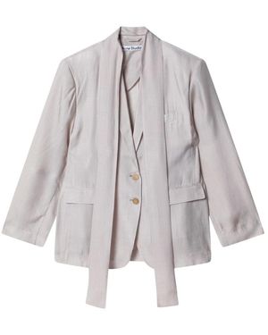 Acne Studios Enkelrijdig Colbert - Grijs