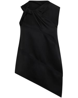 Jil Sander Sleeveless Tops - Nero