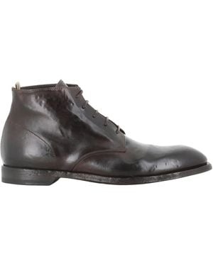 Officine Creative Lace-Up Boots - Noir
