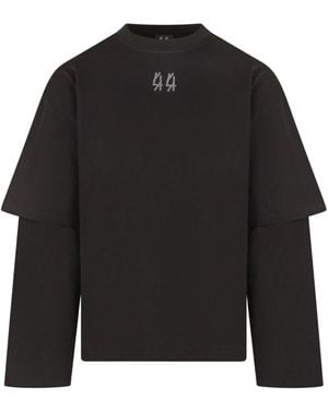 44 Label Group Long Sleeve Tops - Negro