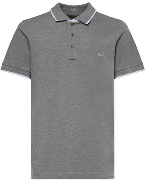 Fay Tops ,Grijs ,Polo Shirts