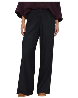 By-Bar Broeken ,Blauw Broeken Celin Pinstripe Pants - Zwart