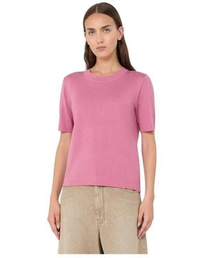 Weekend by Maxmara Round-Neck Knitwear - Rose
