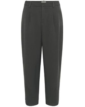 Kaffe Tapered Trousers - Gris