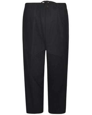 Setchu Straight Trousers - Black