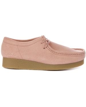 Clarks Laced Shoes - Pink