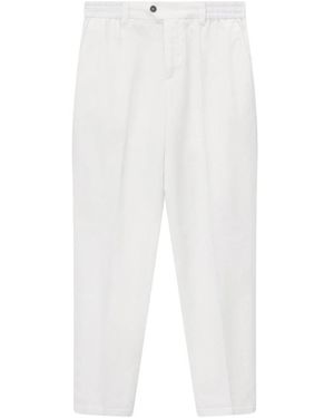 PT Torino Slim-Fit Trousers - White