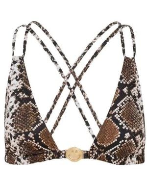 Moschino Gedrukte Triangel Bikinibovenstuk - Meerkleurig