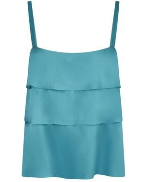 Alberta Ferretti Sleeveless Tops - Blue