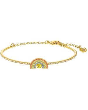 Swarovski Accessoires ,Veelkleurig ,Sprankelende Dans Regenboog Armband - Metallic