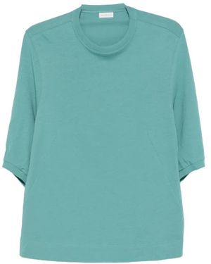 Dries Van Noten Tops ,Blauw ,T-Shirts - Groen