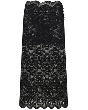Rabanne Midi Skirts - Nero