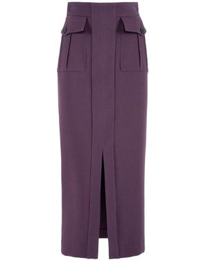 Nenette Pencil Skirts - Purple