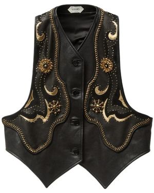 Versace Vests - Negro