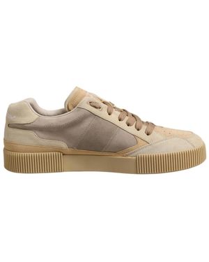 Dolce & Gabbana Leder Logo Sneakers - Grau