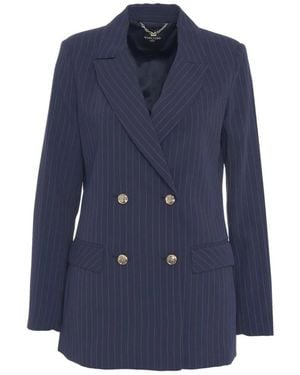 Guess Jassen ,Blauw ,Leer Sidney Blazer