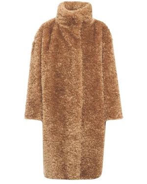 Herno Faux Fur & Shearling Jackets - Marrón
