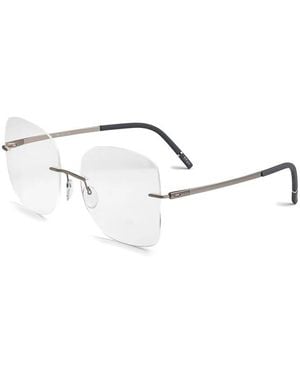 Silhouette Glasses - Metallic