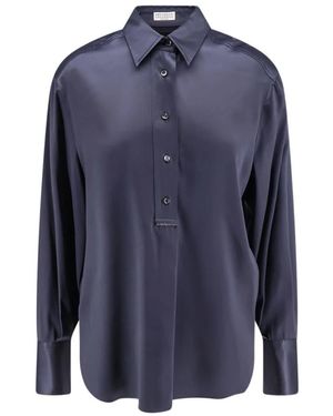 Brunello Cucinelli Shirts - Blu