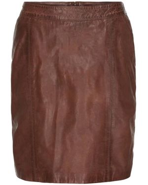 Btfcph Leren & Suède Rokken - - Dames - Bruin