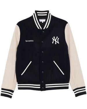 Sporty & Rich Bomber Jackets - Blue