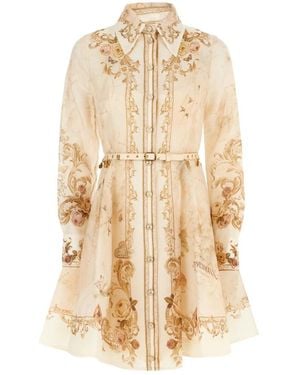 Zimmermann Shirt Kleider - Natur