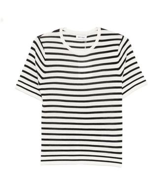 Soft Goat Round-Neck Knitwear - Black