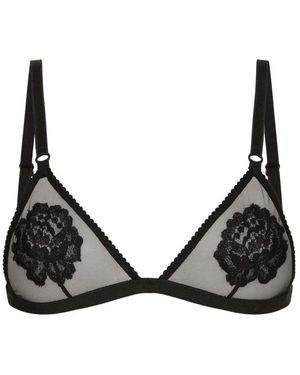 Dolce & Gabbana Ondergoed ,Zwart ,Bra