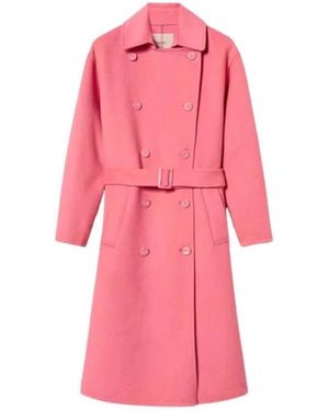 Twinset Belted Coats - Rosa