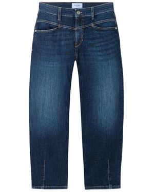 Cambio Jeans ,Blauw ,Katoen Elin Barrel Jeans