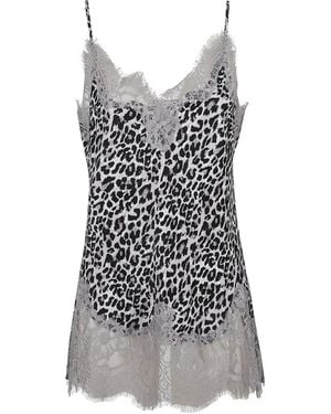 Gold Hawk Sleeveless Tops - Gris