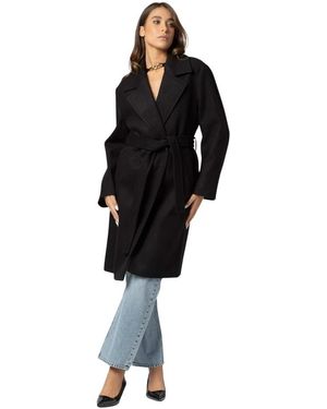 Kocca Belted Coats - Black