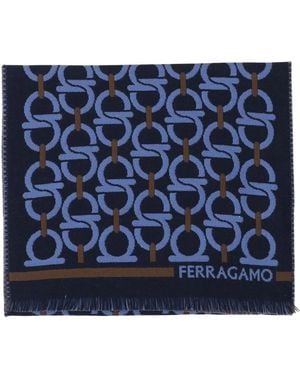Ferragamo Winter Scarves - Blue