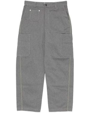 Givenchy Front Couture Seams Denim Hosen - Grau