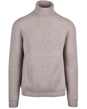 Alpha Studio Turtlenecks - Grey