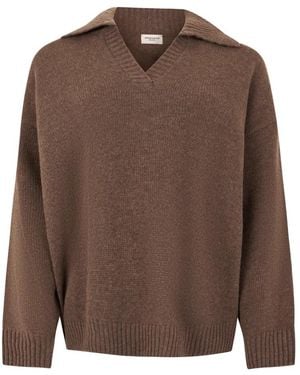 Weekend by Maxmara Truien & Vesten ,Bruin ,Wol Alben Virgin Wool Sweater