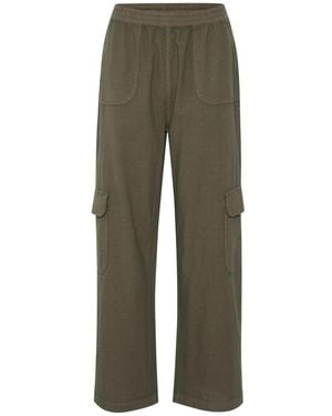 Kaffe Wide Trousers - Green