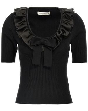 Alessandra Rich Blouses - Black