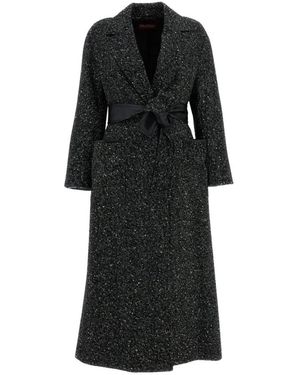Max Mara Belted Coats - Negro
