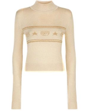 Chiara Ferragni Turtlenecks - Natural