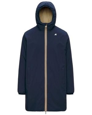 K-Way Jassen ,Blauw ,Leer Jacob St Warm Double