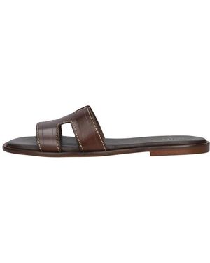 Notre-v Schoenen ,Bruin ,Nv-1000 Slide Sandaal