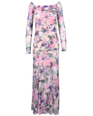 Patrizia Pepe Maxi Dresses - Purple