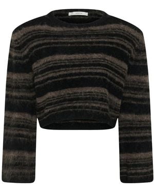 Gestuz Round-Neck Knitwear - Noir