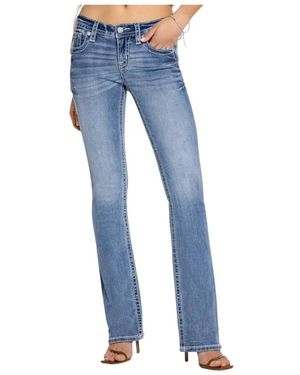 Miss Me Boot-Cut Jeans - Azul