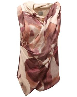 Malloni Sleeveless Tops - Marrone